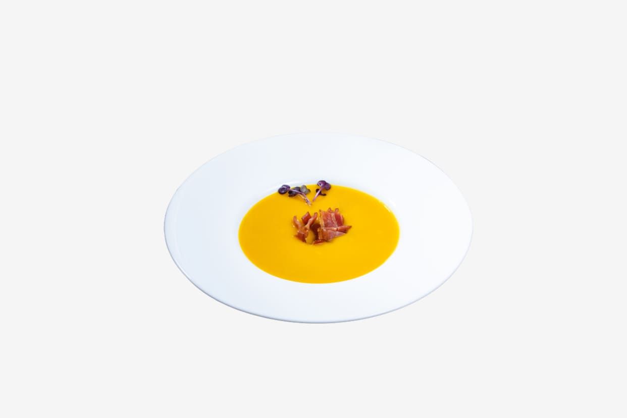 Supa crema cartofi cu bacon